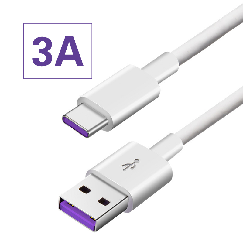 3Ft Mobile Phone Metal 5A USB Type-C Fast Charging Data Cable